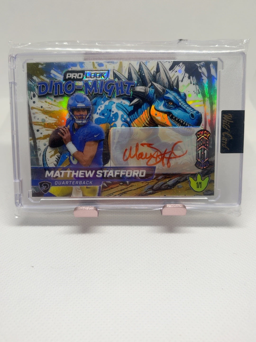 2023 Wild Card Alumination Dino-Might Pro-Look - Matthew Stafford