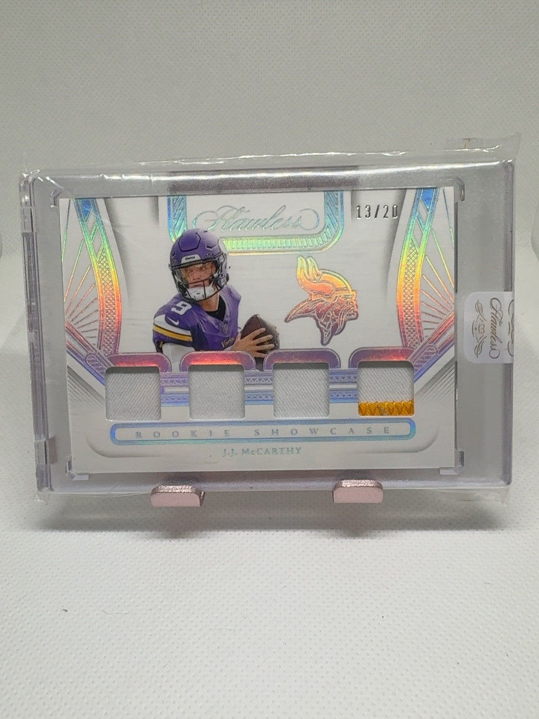 2024 Panini Flawless Rookie Showcase - J.J. McCarthy